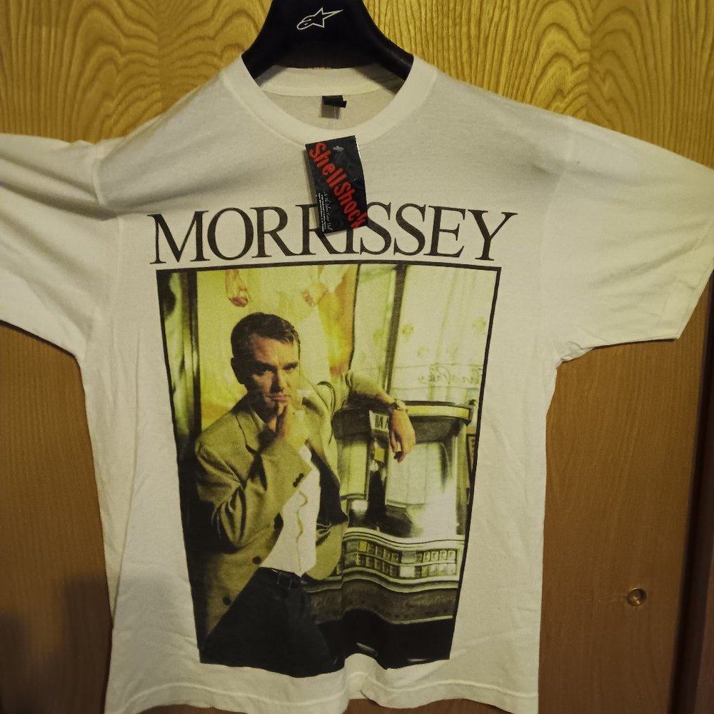 New Morrissey Adult XL White ShellShock T-Shirt
